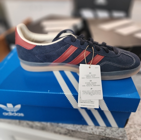New Adidas Gazelle Indoor Originals Sz W 9 M 8 - Picture 2 of 7